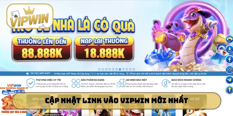 Cập nhật link vào VIPWIN mới nhất