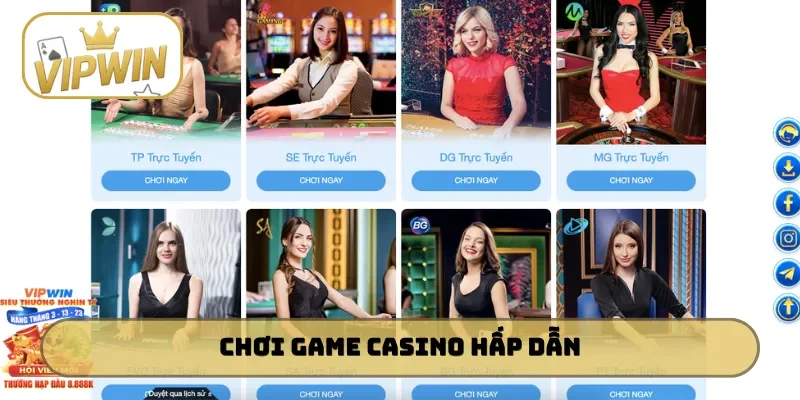 Chơi game casino hấp dẫn