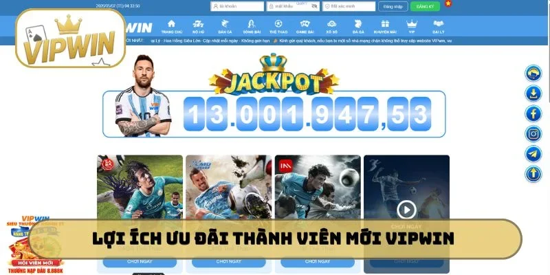 5 ưu thế thể thao VIPWIN