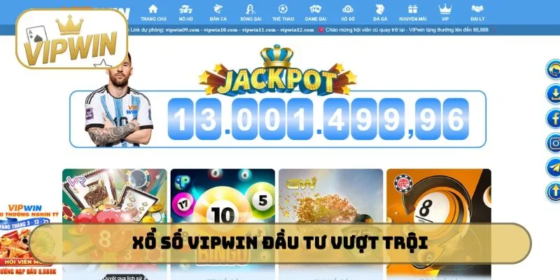 Xổ số VIPWIN đầu tư vượt trội